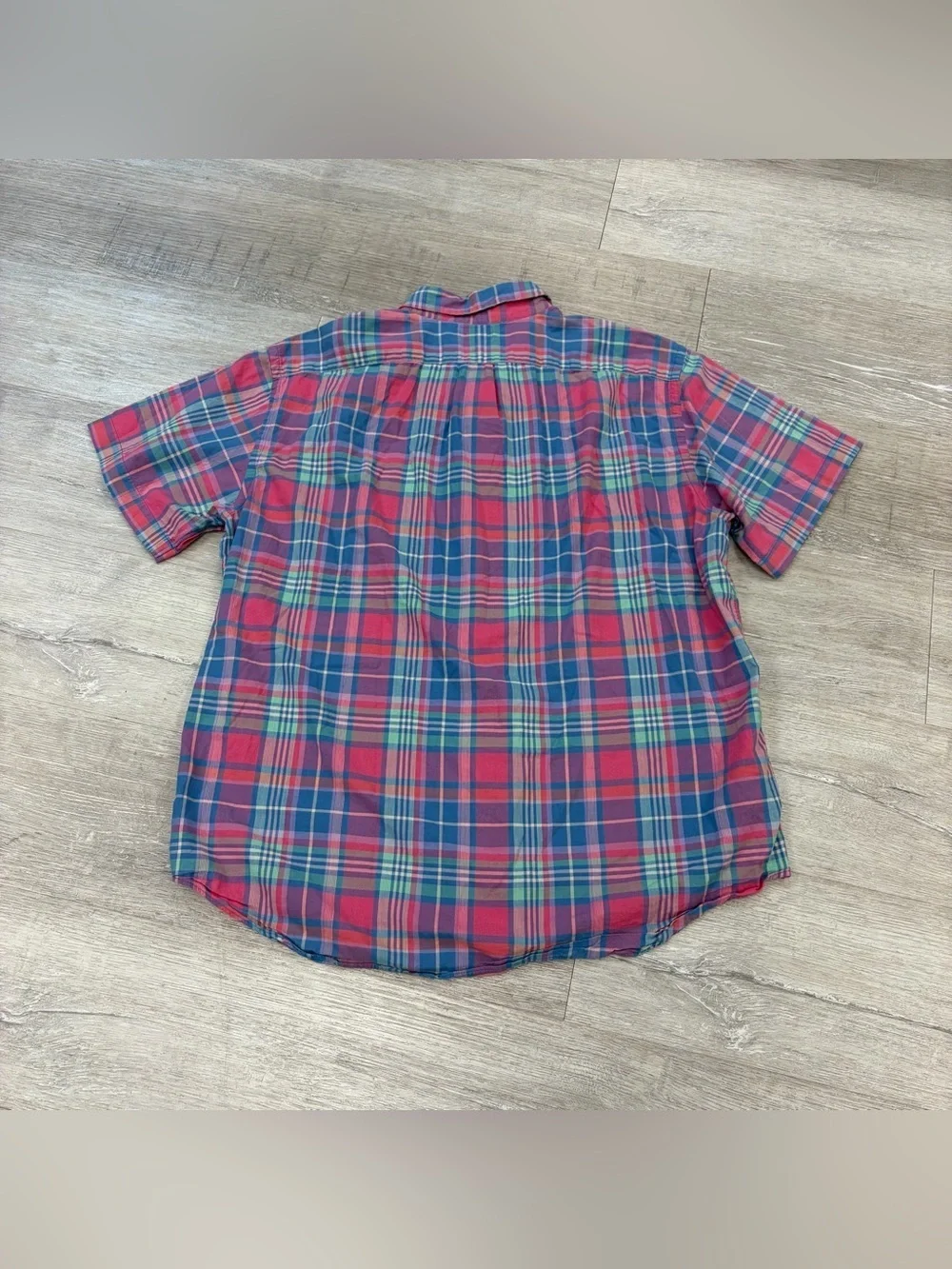 J. Crew Short-Sleeve Plaid Button-Down Shirt